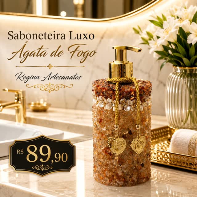 Saboneteira artesanal de luxo